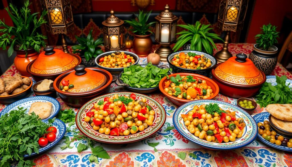 Moroccan Vegetarian options 