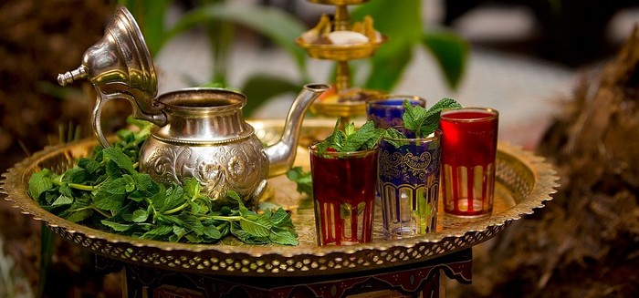 Moroccan mint tea